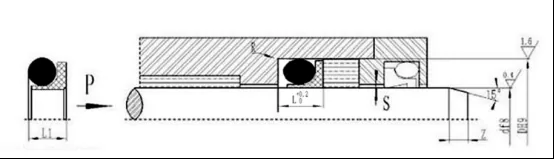 Reinforced Right-Angle Combined Seal