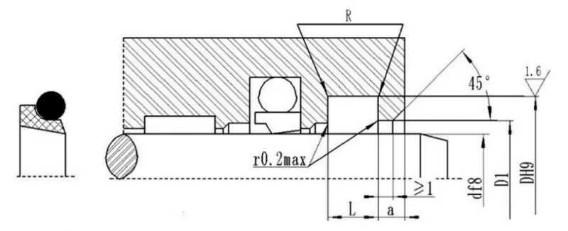 Single Lip Combined Wiper Seal